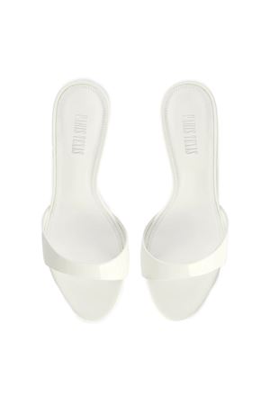 Lidia 70 mules in optic white patent leather PARIS TEXAS | PX1141XVN01OPTICWHITE